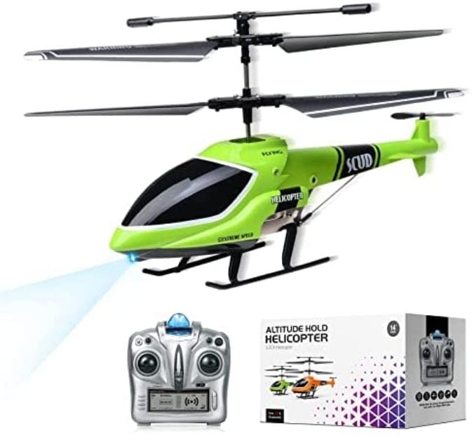 Remote Control Helicopter, Gyro Stabilizer & High & Low Speed for Kids & Adult