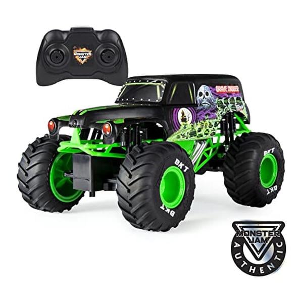 XS71688 Jam, Official Grave Digger Remote Control Truck - 1-15 Scale - 2.4GHz