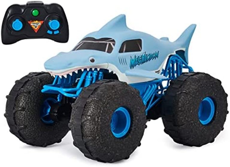 Picture of Monster Jam NC23804 1-15 Scale Official Megalodon Storm All-Terrain Remote Control Monster Truck Vehicle Toys