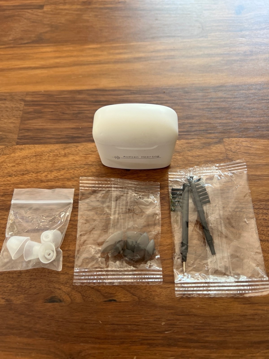 XS-72955 Atom Pro Wireless Rechargeable Hearing Amplifier to Aid & Assist Hearing - Premium Comfort Design & Nearly Invisible