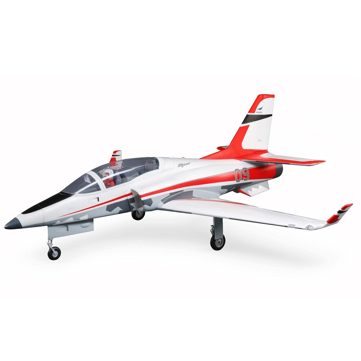 tek NT74777 UNO1RC E-flite RC Airplane Viper 90 mm EDF Jet BNF Basic Transmitter Battery & Charger Not Included with AS3X & Safe Select EFL17750
