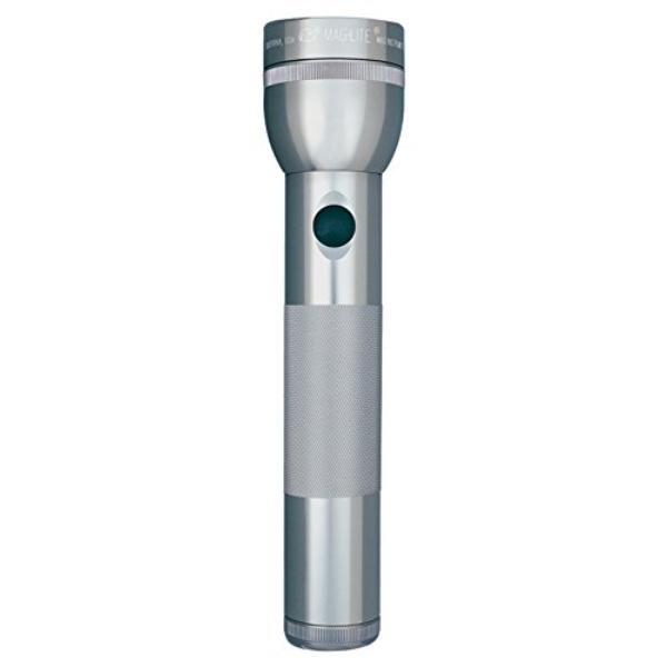 tek NT74938 UNO1RC Maglite Heavy-Duty Incandescent 2-Cell D Flashlight, Gray