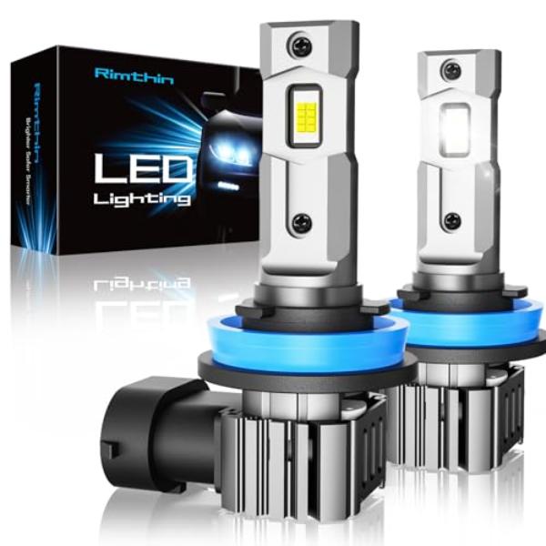 tek NT75805 UNO1RC H11 Bulbs, H8 H9 Fog Light Cool White Light Bulbs, IP67 Waterproof, Pack of 2