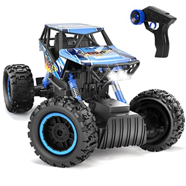 tek NT76708 UNO1RC DOUBLE E RC Car 1-12 Scale Remote Control Car Monster Trucks 4WD Off Road RC Truck with Head Lights All Terrain Electric Vehicles