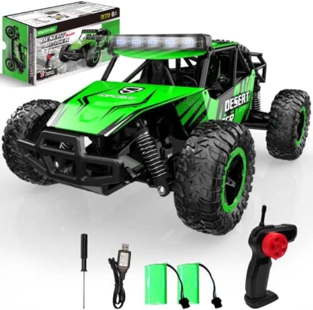 Picture of Sonikrc NC23806 Remote Control Car, Stemtron 1 by 16 Scale Off-Road RC Car Remote Control Monster Truck Toys for Kids or Adults, Boys or Girls - Green
