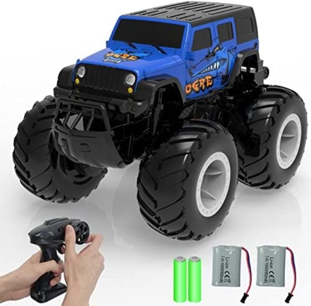 NC23799 Amphibious Remote Control Car Toys for Kids Boys 3-8 Year Old Boys 2.4 GHz All Terrain Off-Road RC Car -  Stemtron