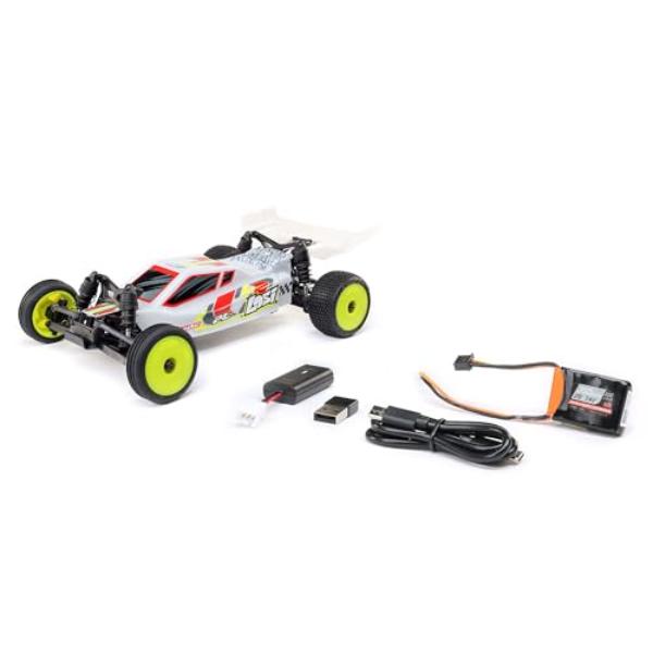 tek NT78682 UNO1RC Losi Micro-B 2 Wheel Drive Buggy White RTR LOS00007T1