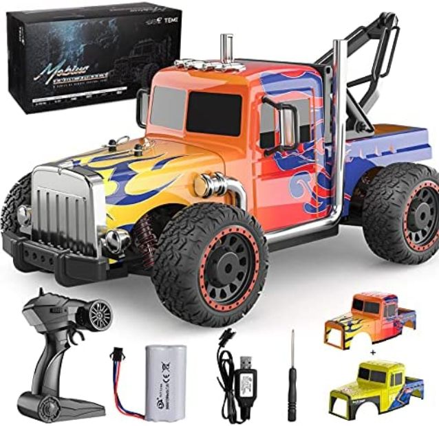 Picture of Temi NC23878 40 KMH 4WD High Speed Hobby Grade 1-16 Scale Remote Control Car Toys for Boys Kids & Adults