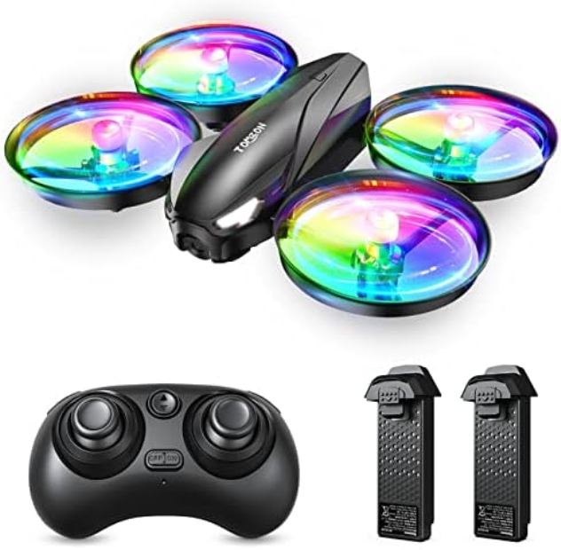 Picture of Tomzon NC23825 A31 Drone for Kids&#44; Mini RC Drone Toys with 7 Colors LED Lights