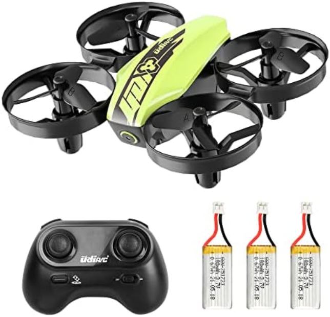 NC23711 U46 Mini Drone for Kids 2.4Ghz RC Drones with Auto Hovering Headless Mode Nano Quadcopter - Lime -  UDI RC