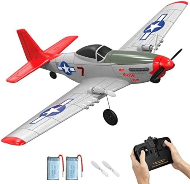 RC Plane Ready to Fly for Beginners, 2.4Ghz 2CH RC Airplane P51 Mustang Toys for Kids & Adults -  Baker & Taylor Publishing, GR3495730