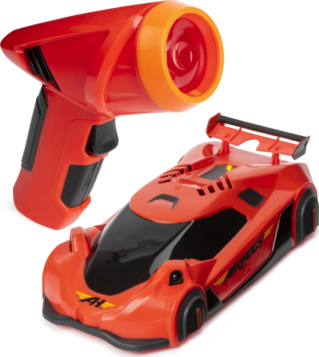 tek NT83193 UNO1RC Air Hogs, Zero Gravity Laser, Laser-Guided Wall Racer, Wall Climbing Race Car, Red
