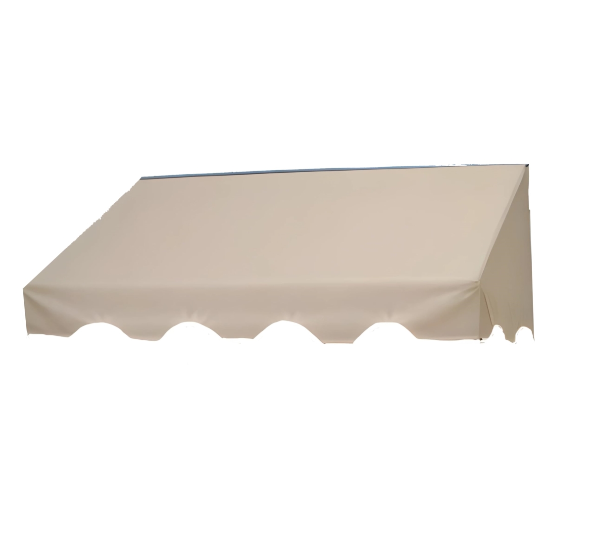 tek NT80703 UNO1RC Door & Window Sunbrella Canvas Awning & 5 Colors Plus 3 Sizes - Classic Awning & Linen 4 ft. Wide