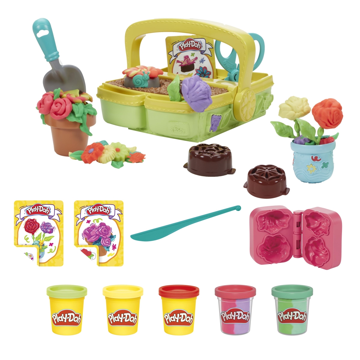 Picture of tek NT82661 Play-Doh Blooming Flower Garden Toy Playset&#44; Nature Pretend Play&#44; Kids Arts & Crafts Ages 3 Plus