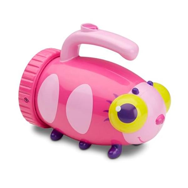 tek NT74450 Melissa & Doug Sunny Patch Trixie Ladybug Flashlight with Easy-Grip Handle, Pink
