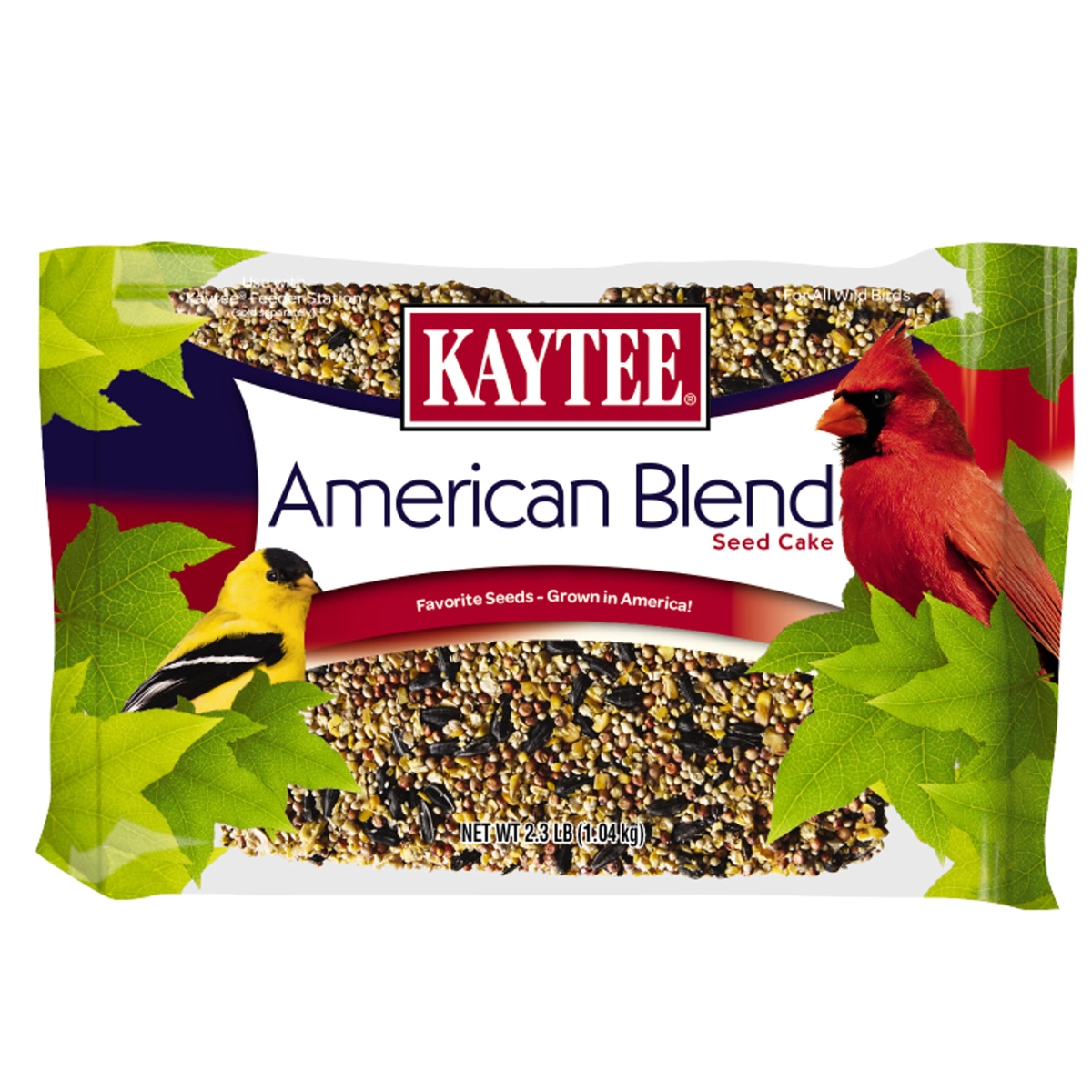 tek NT74475 Kaytee Wild Bird American Blend Seed Cake, 2.3 Pounds