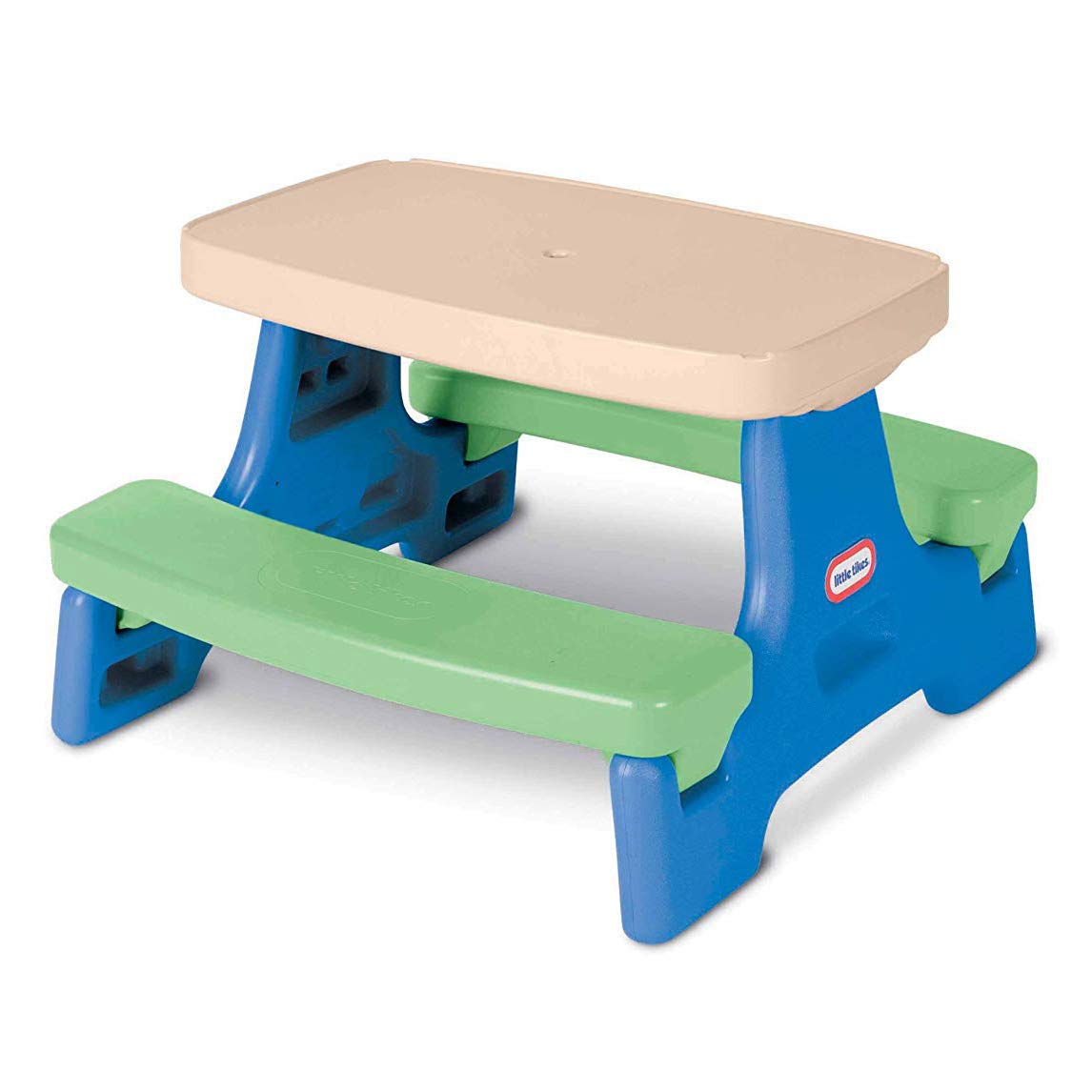 Picture of tek NT77973 Little Tikes Easy Store Jr. Kid Picnic Play Table&#44; Blue&#44; Green