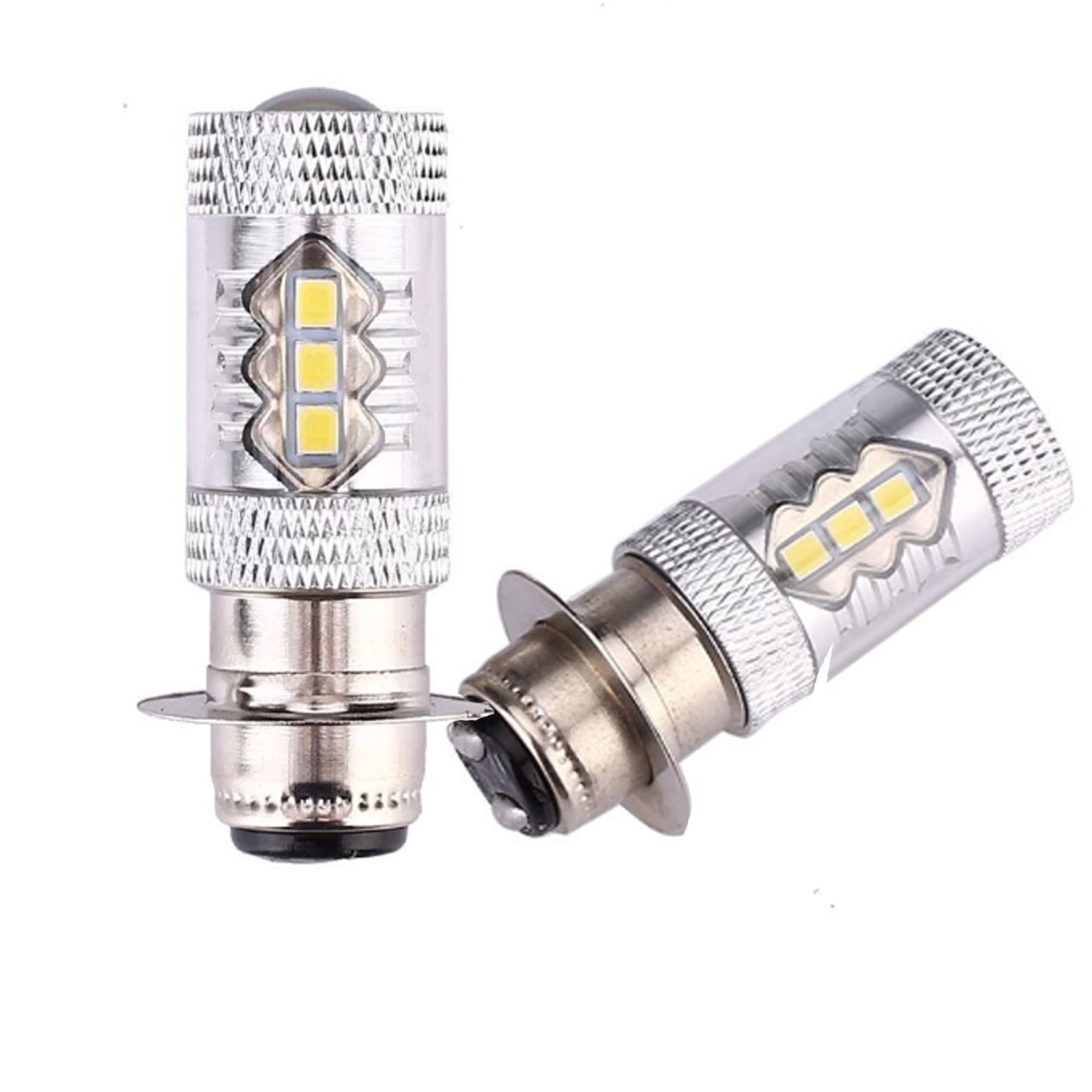 tek NT80327 E-riding 80W Super White LED Headlights Bulbs Upgrade - ATVS YFM350 400 450 660 700 Raptor Blaster 200 Banshee 350