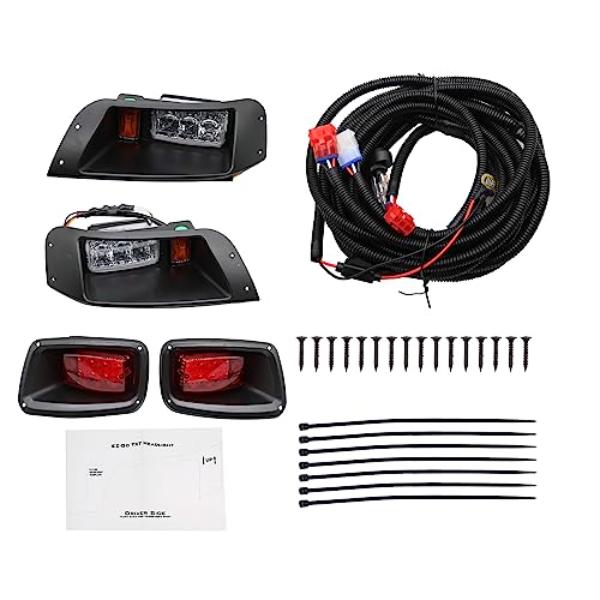 tek NT81667 Headlight & Tail Light Kit for Gasoline Vehicles & Golf Carts, Compatible with Electric TXT Models 1996-2013