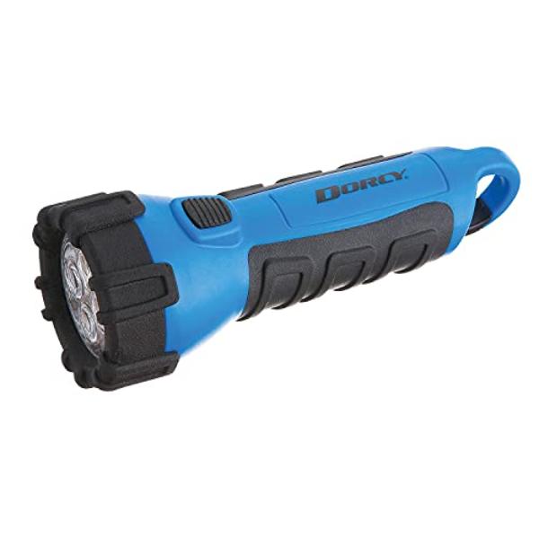 tek NT81867 Dorcy 150 Lumen Floating Water Resistant LED Flashlight with Carabineer Clip, Blue 41-2514