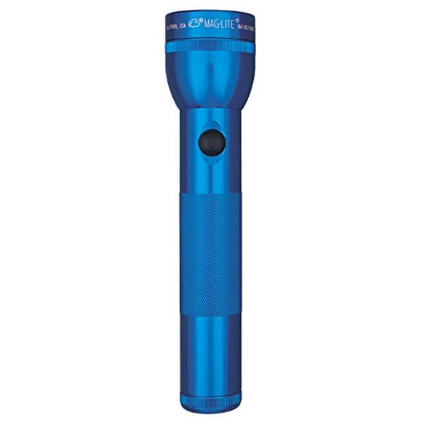 tek NT82649 Maglite Heavy-Duty Incandescent 2-Cell D Flashlight in Display Box, Blue
