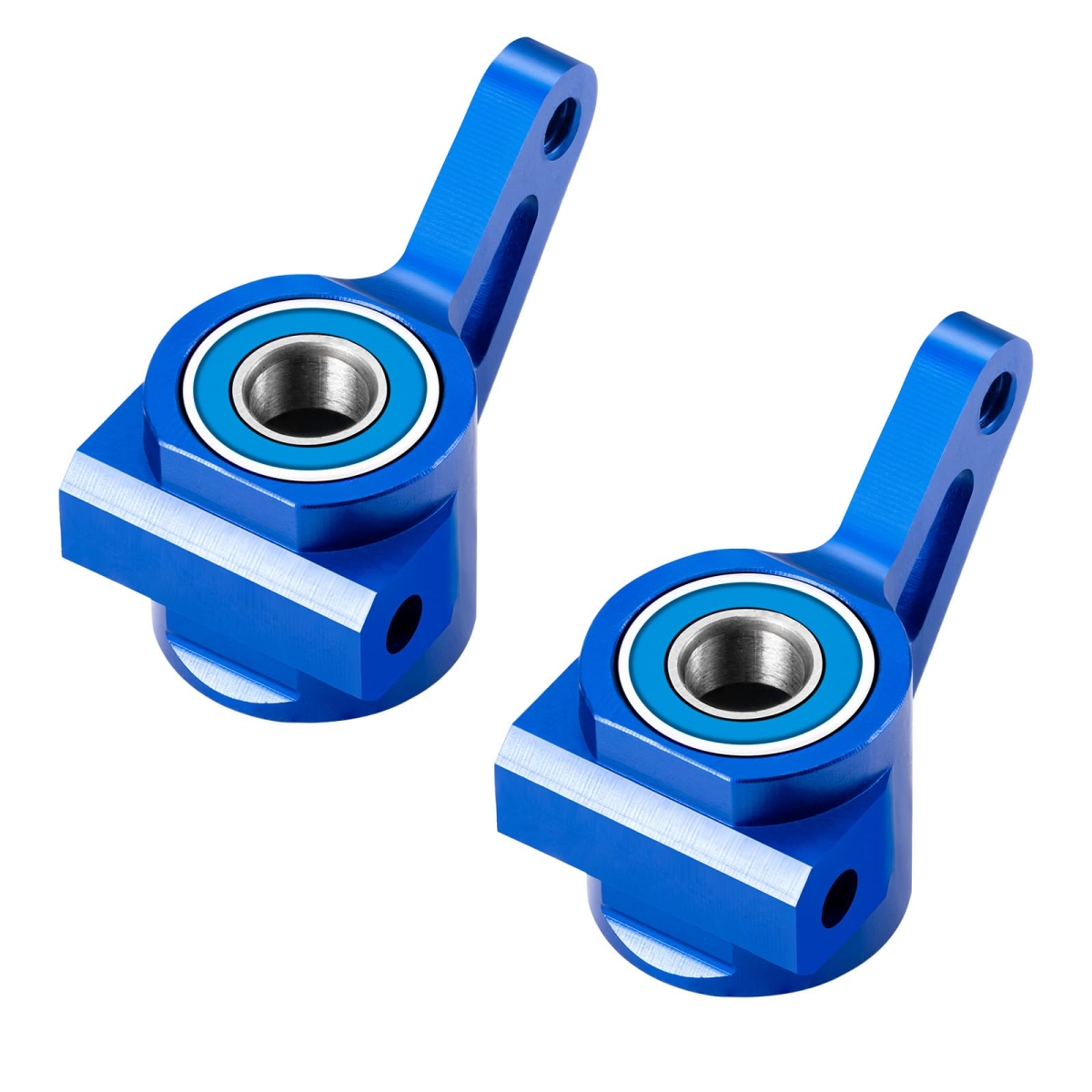 Picture of tek NT77138 Metal Caster C-Hubs Steering Blocks Knuckles Upgrade Parts for Traxxas 1-10 Scale Slash 2 Wheel Drive Remote Control Car - Steering Blocks