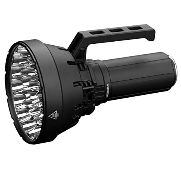 tek  IMALENT SR32 120000 Lumens Long Beam 2080 Meters Type C Fast Charge Super Bright Flashlight with OLED Display for Outdoor - SR32 Cold Light