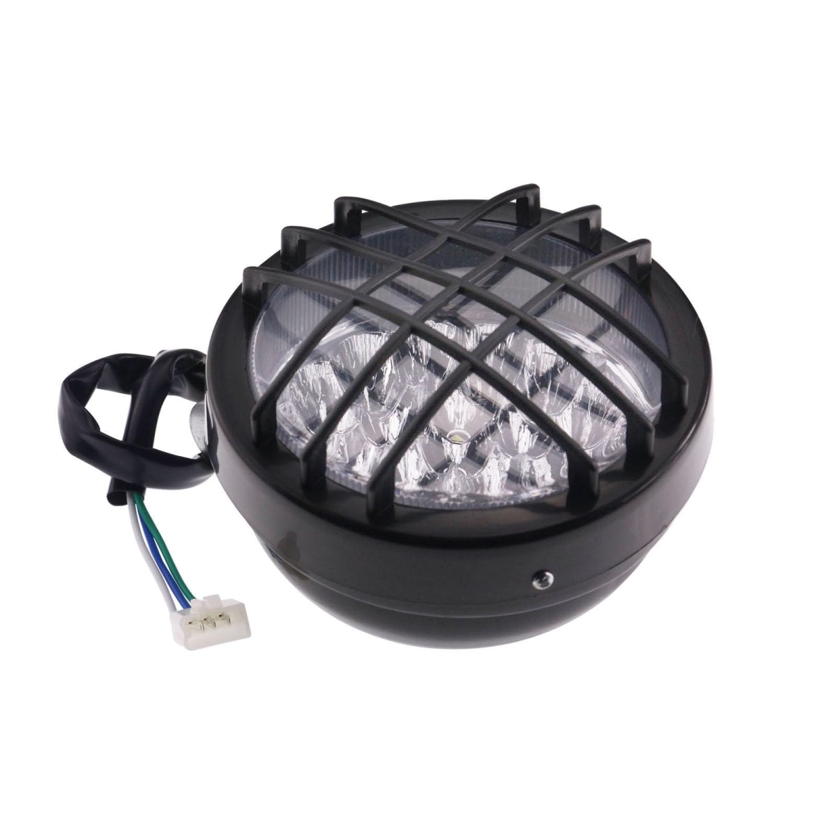 tek NT75631 Pro BAT 12V Front LED Headlight Lamp Head light for Off-Road Utility Vehicle, ATV, Go-kart & Quad Buggy