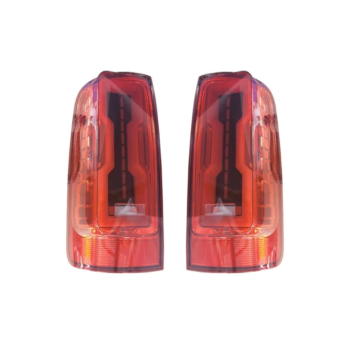 tek NT78699 Nehpons Modified LED Rear Lamp Assembly Taillight with Brake Turn Signal for 2012-2021 Chevrolet Colorado S10 - Red