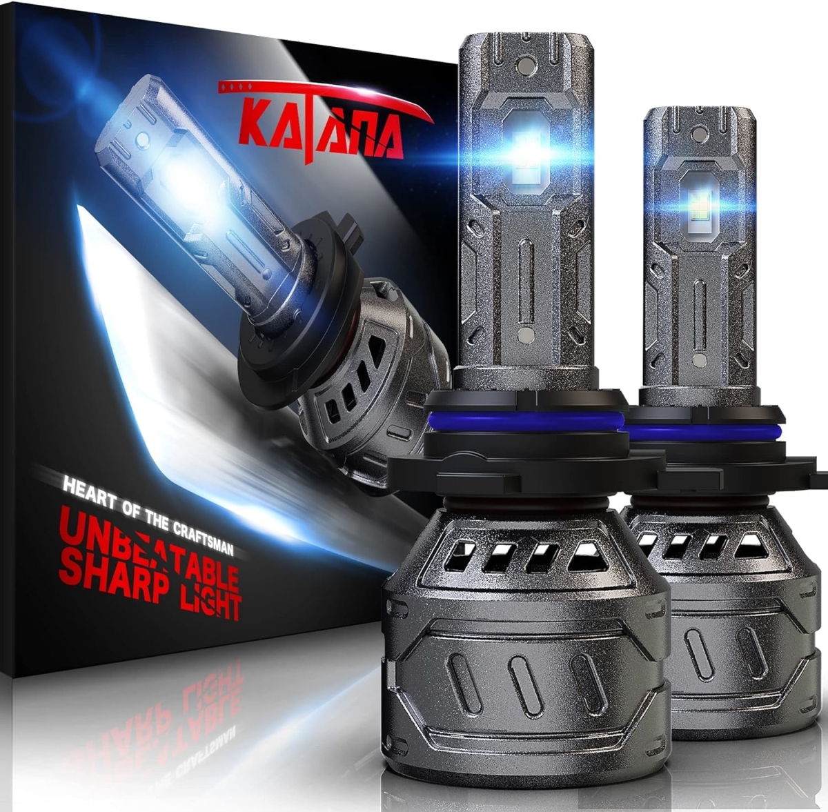 tek NT81781 Katana 9012 400 percent Brightness Super Bright 6500K Mini Fog Bulb, Plug & Play, White - Size of 2