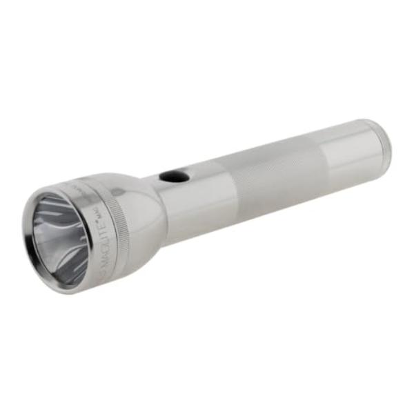 tek NT82432 Maglite Heavy-Duty Incandescent 2-Cell D Flashlight, Silver