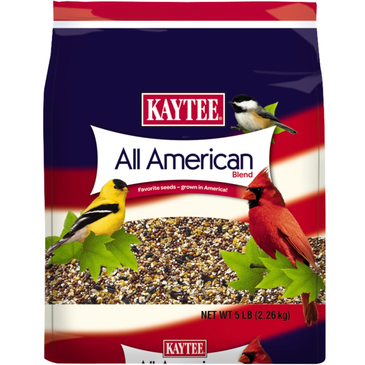 tek NT73943 Kaytee All American Wild Bird Food Seed Blend, 5 Pound
