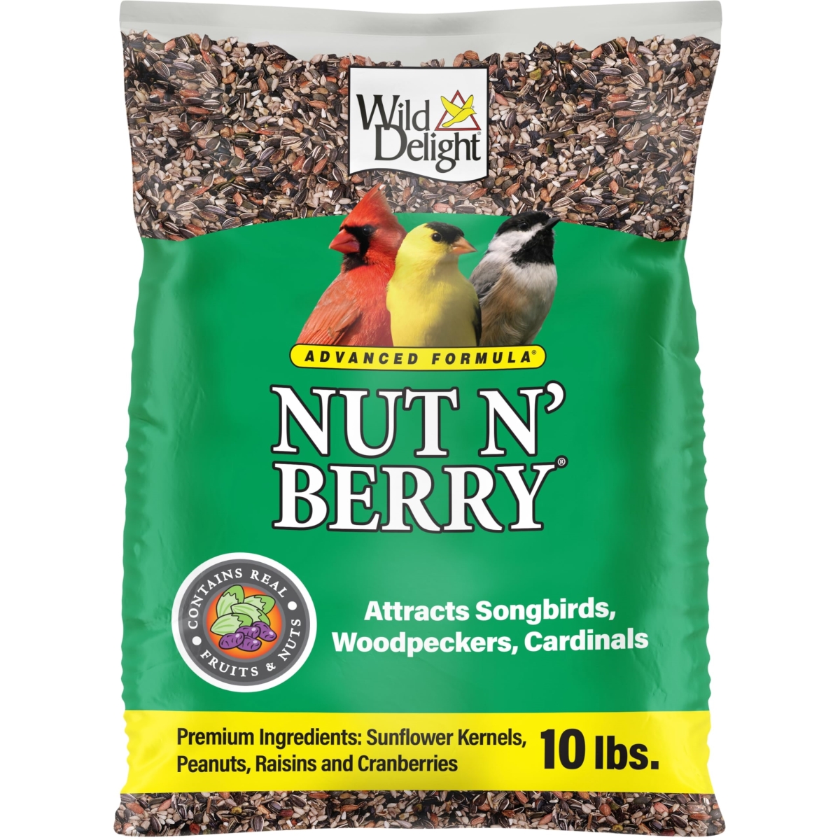 tek NT76937 10 lbs Wild Delight Advanced Formula Nut N Berry Wild Bird Food