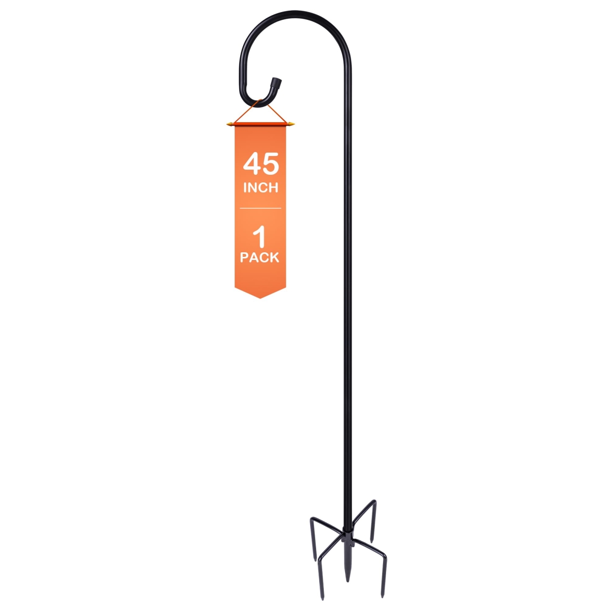 tek  Shepherd-Hooks Adjustable Bird-Feeder Hanger Lantern Plant-Hook Garden-Stake, Plant Stand Hanger for Outdoor Flower Basket, Wedding Decor