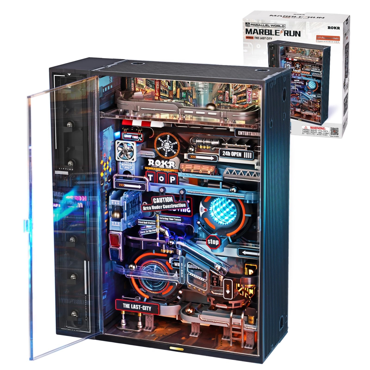 tek NT75777 ROKR Marble Run Model Building Kit, 3D Puzzle for Adults, DIY Miniature Craft Kit, Ideal Gift for Men & Women