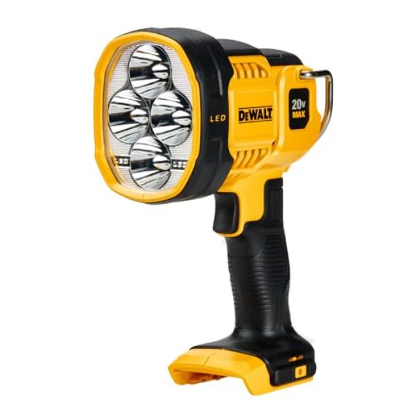 Picture of tek NT76512 DEWALT 20V MAX LED Work Light&#44; Handheld Spotlight with 508 Yard Distance&#44; Pivoting Head&#44; 1500 Lumens&#44; Cordless&#44; Battery Not Included - DCL043