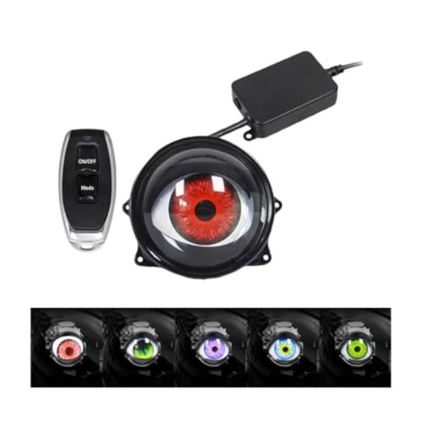 tek  Devil Eyes Car Light - USB LED Demon Eye Headlights with Adjustable Patterns, 12V Dynamic Automotive Light Bulbs, Cool Car Accessories