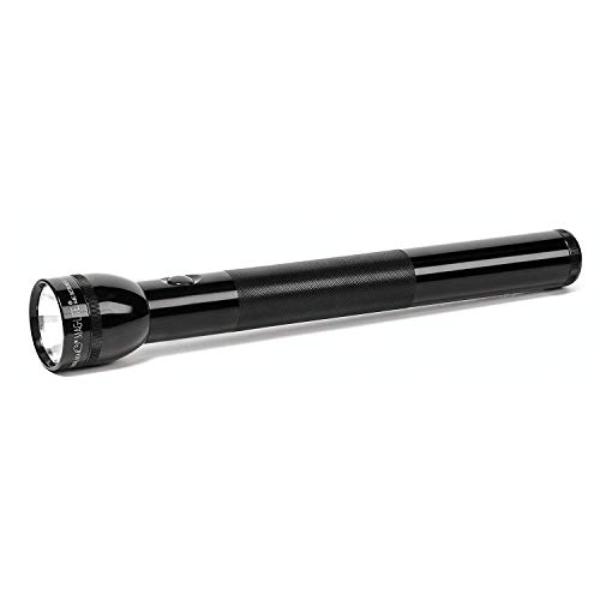 tek NT77356 MagLite S4D015 Maglite Heavy-Duty Incandescent 4-Cell D Flashlight in Display Box, Black