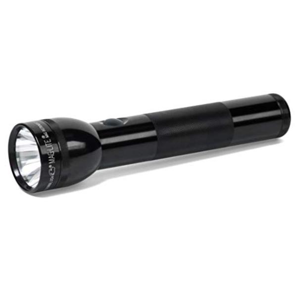tek NT78132 Maglite Heavy-Duty Incandescent 2-Cell D Flashlight, Black