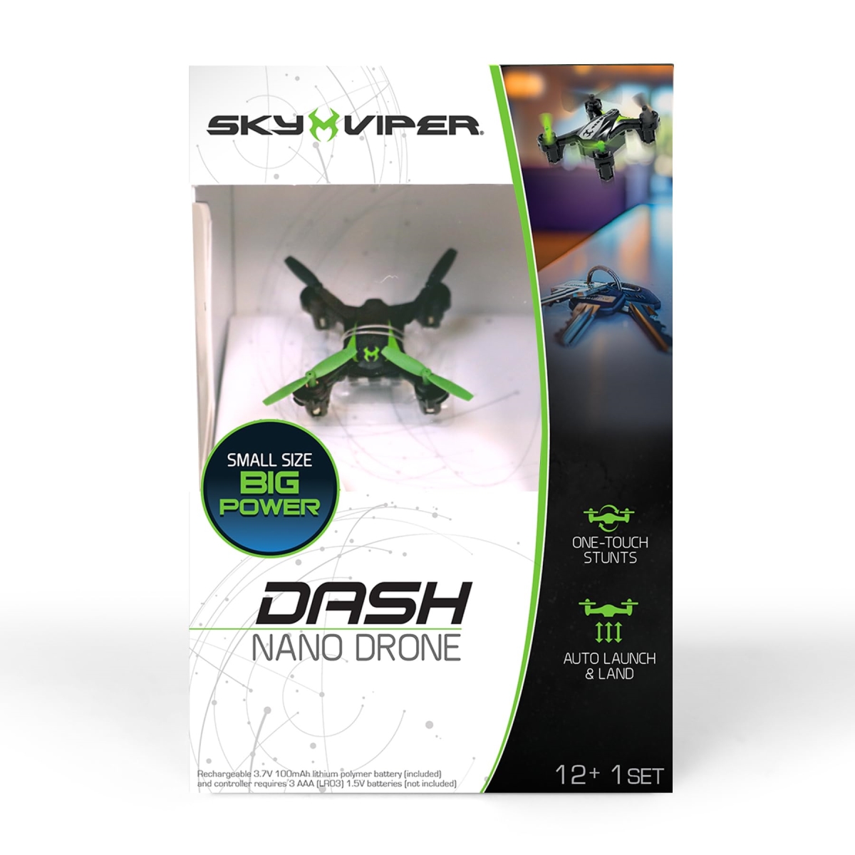 tek NT76207 Sky Viper Dash Nano Auto Hover Drone with Dual Flight Mode