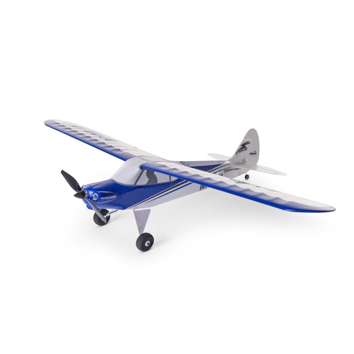 tek NT76221 HobbyZone Sport S 2 615 mm Cub RTF RC Airplane with Everything Needed to Fly, Safe Technology HBZ444000, White & Blue