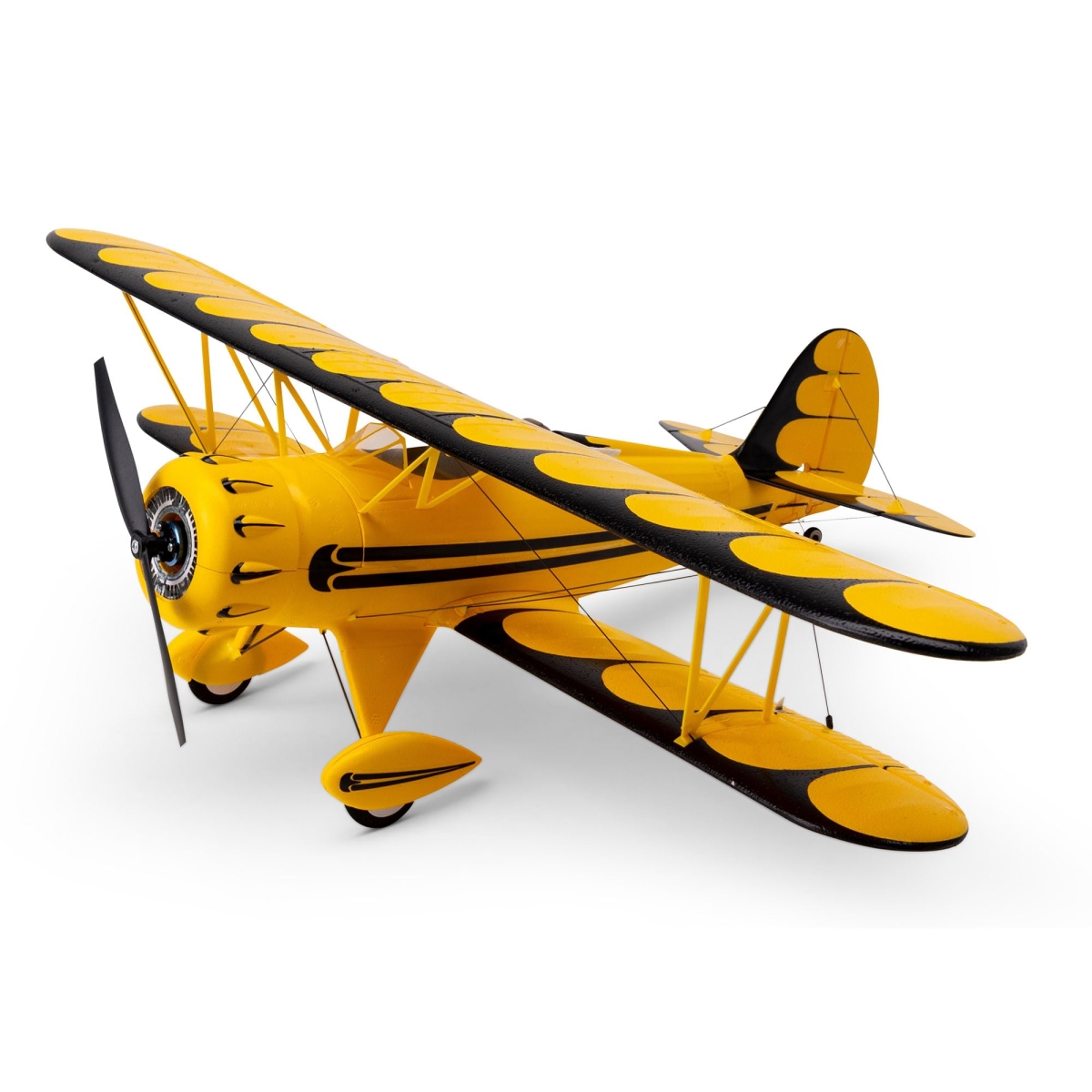 tek  E-flite UMX WACO Remote Control Airplane BNF Basic in with AS3X & SAFE, Transmitter, Battery & Charger Not Included - EFLU53550Y - Yellow