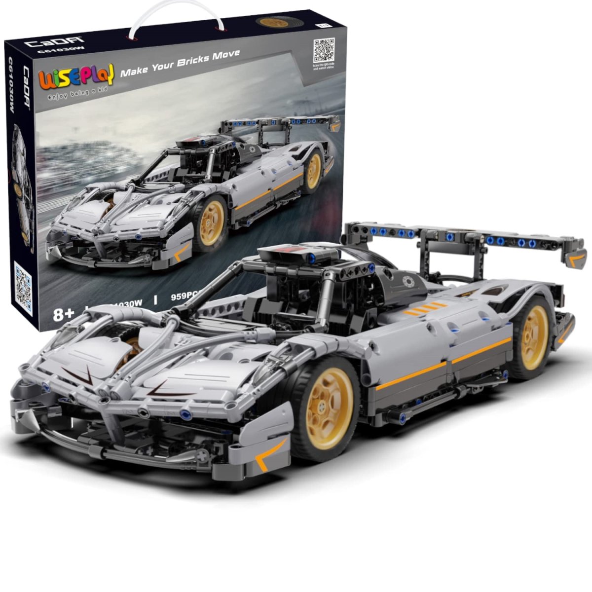 Picture of tek NT80860 1-12 Scale Collectible Model Car Kit for Adults & Kids - 959 Piece