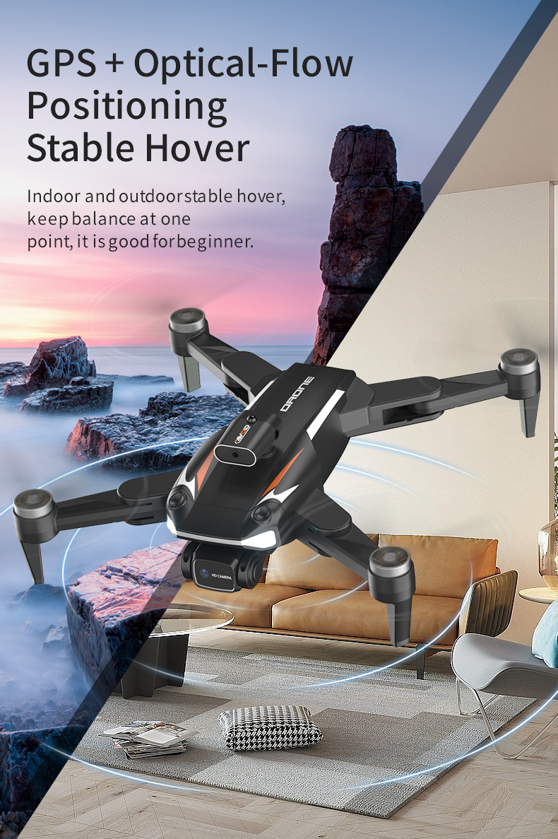 NT31897 GPS Remote Controlled Drone with 4K HD Dual Camera & Brushless Motor