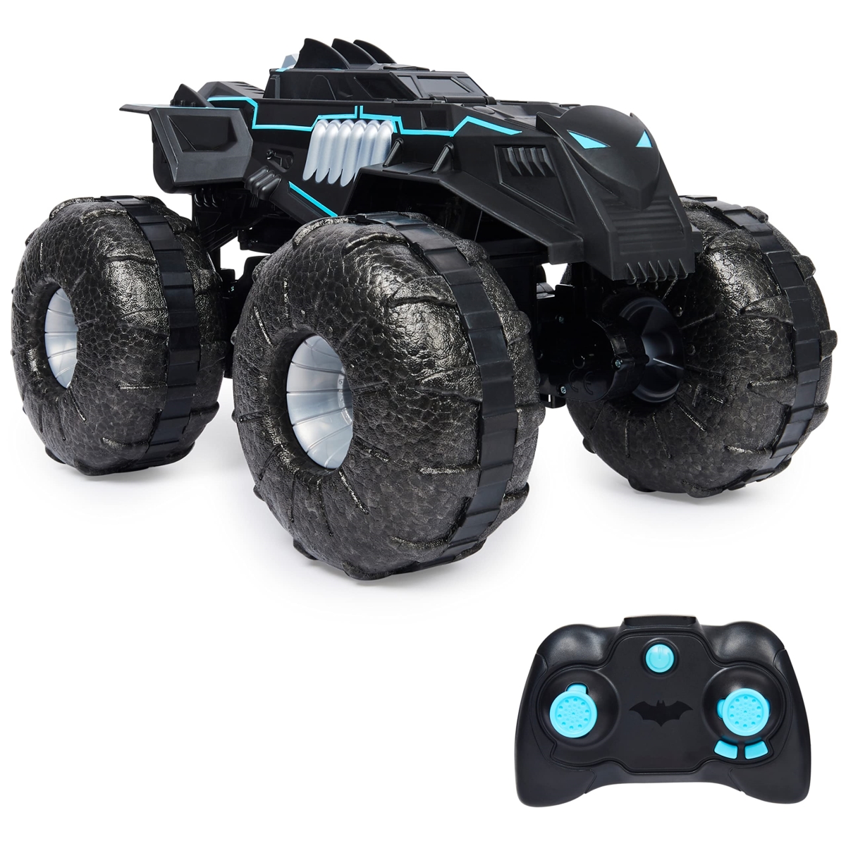 tek NT82204 DC Batman All-Terrain Batmobile Remote Control Vehicle, Water-Resistant Car Toy for Boys Ages 4 & Up
