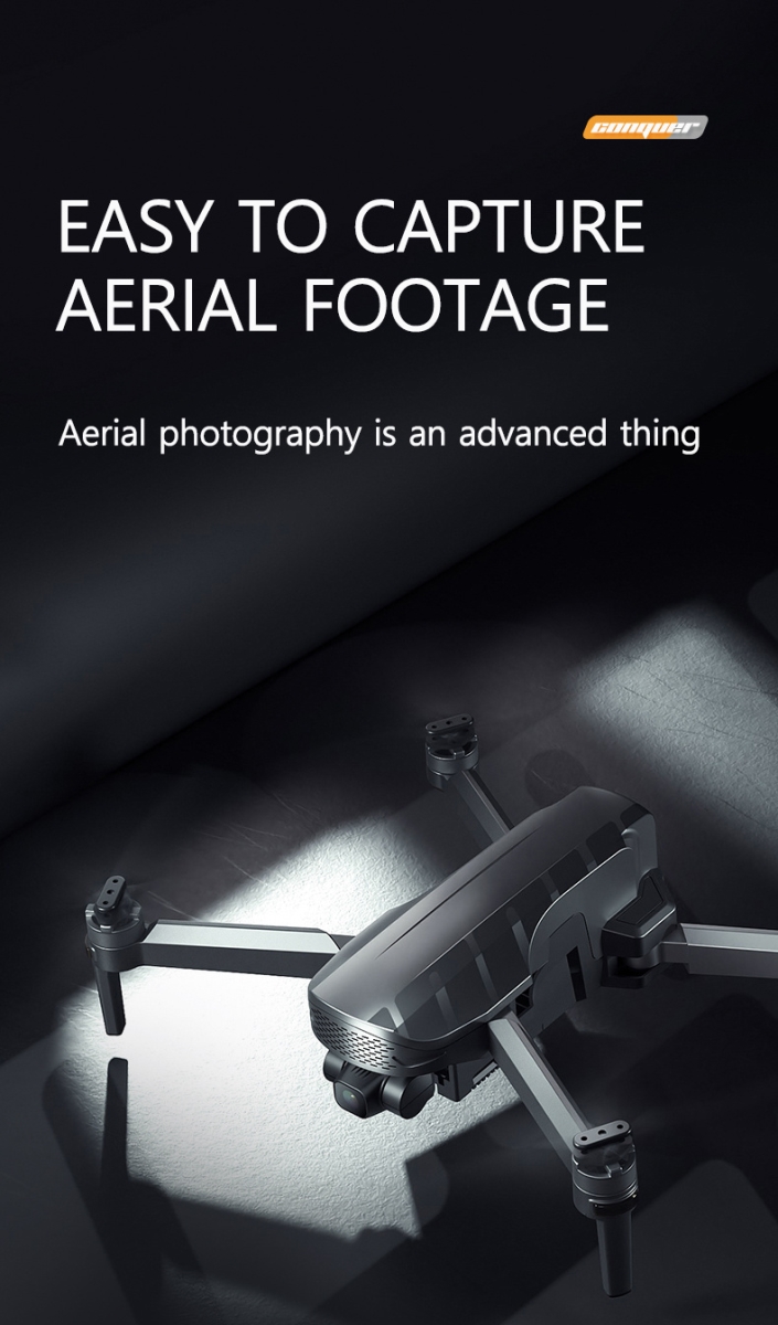 NT31916 HD Camera Drone with 3 Axis Stabilizing Gimbal, Obstacle Avoidance