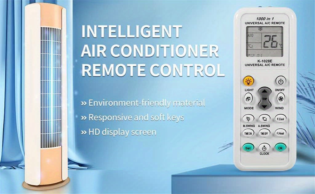 NT31974 K1028E Universal A-C Remote Control for Various Brands & Models of Air Conditioning Remote Controls