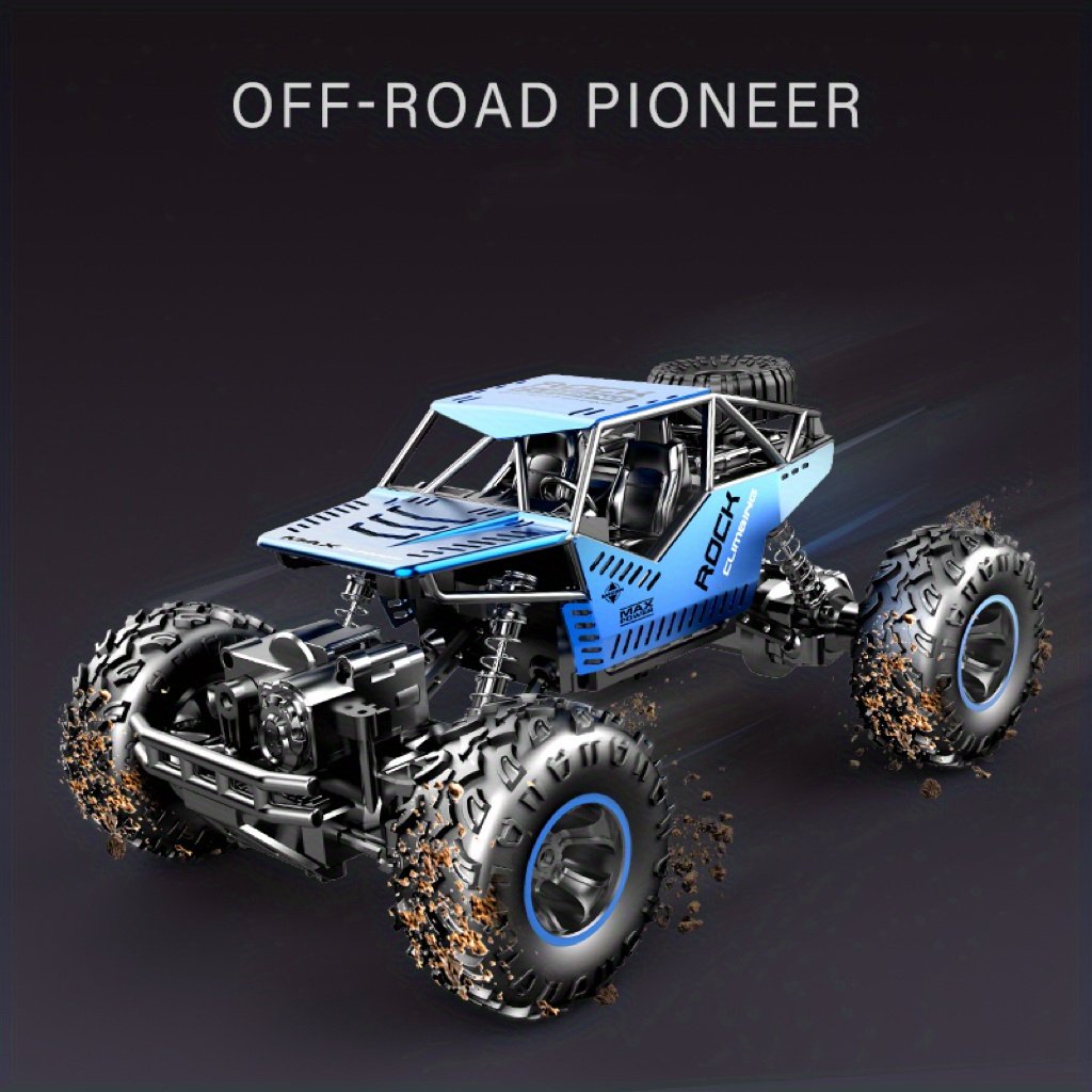 NT30741 1-16 Scale Alloy Climbing Car Mountain Big Foot Monster Drop Resistant Four-wheel Drive Remote Control Car Toy -  netjett