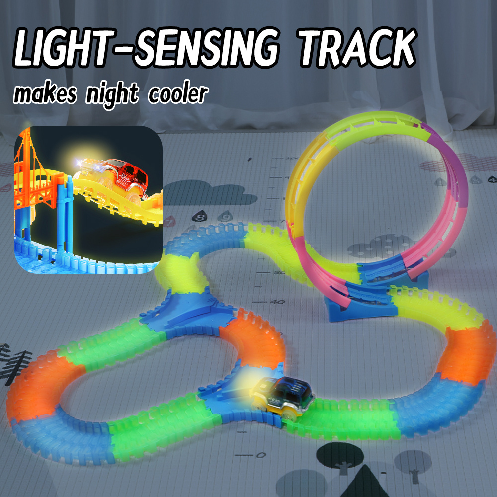 NT30829 Construction Toys Race Tracks, 130 Piece & 200 Piece