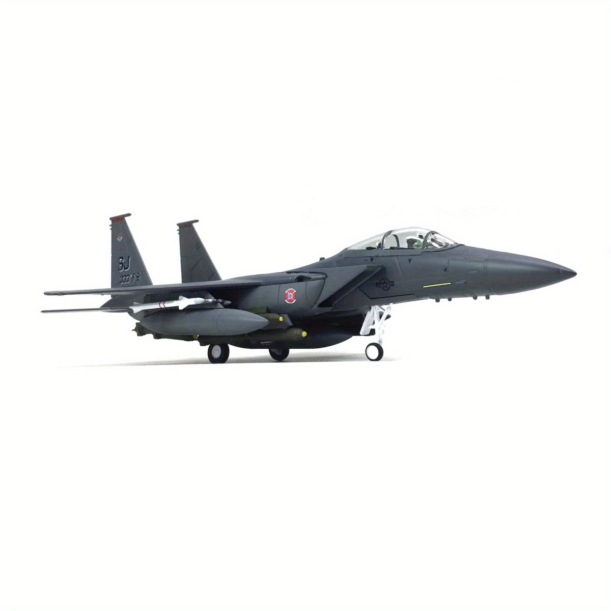 NT30837 1-100 Scale 15E American Eagle Twin-Engine Metal Diecast Fighter Jet Model for Collection & Gift